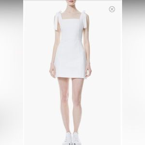 Alice and Olivia Maryann Tie Shoulder A-Line Dress (worn once)